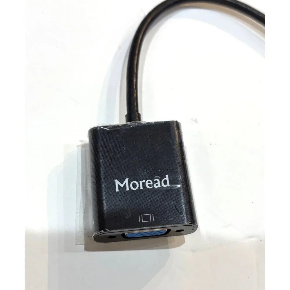 Moread HDMI To VGA Adapter With Cable - Durable & Compact Design